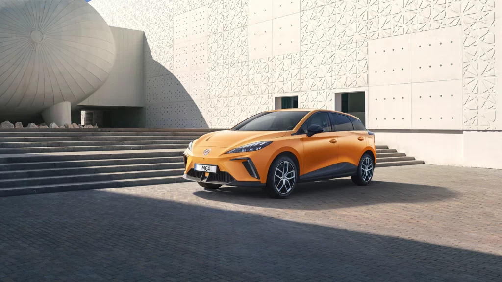 photo d'une MG4 Compacte 100% électrique